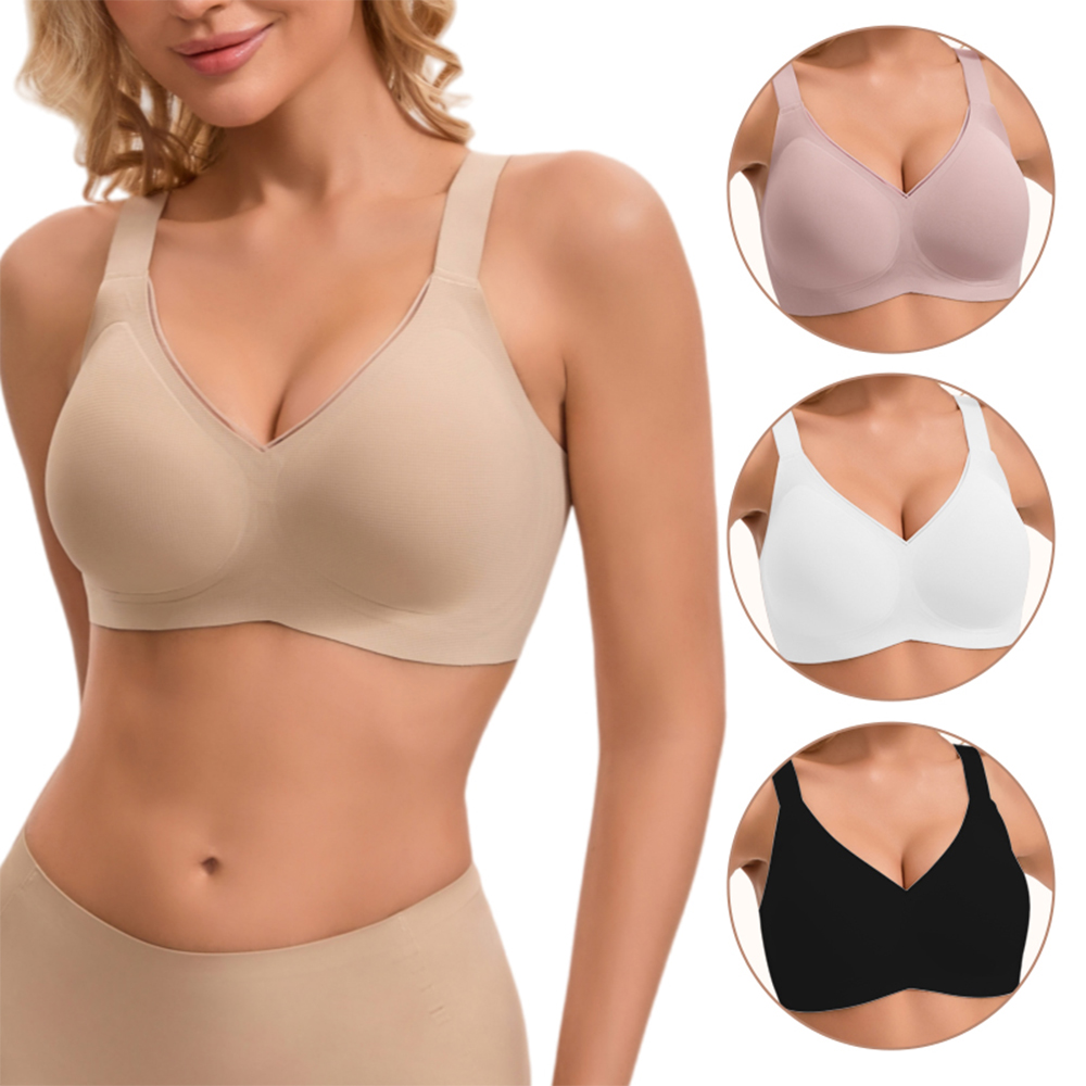 Custom Seamless Plus Size Jelly Bra, European &amp; Amer