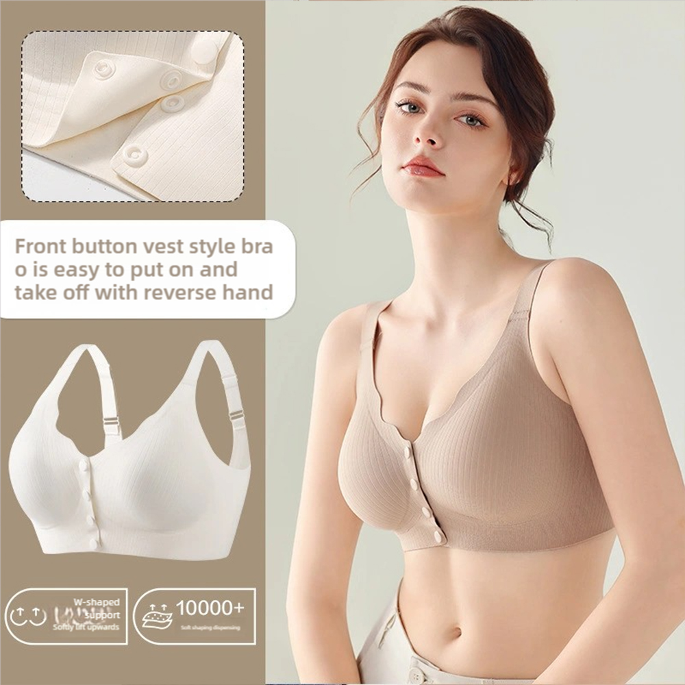 Women's Seamless Bra, Thin Style, Easy Front Closure, Wirele
